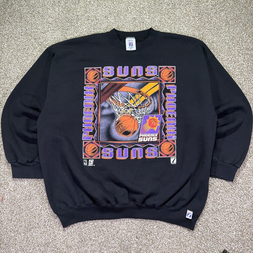 Vintage Phoenix Suns Crewneck Logo 7 Size 3XL 90s USA Made